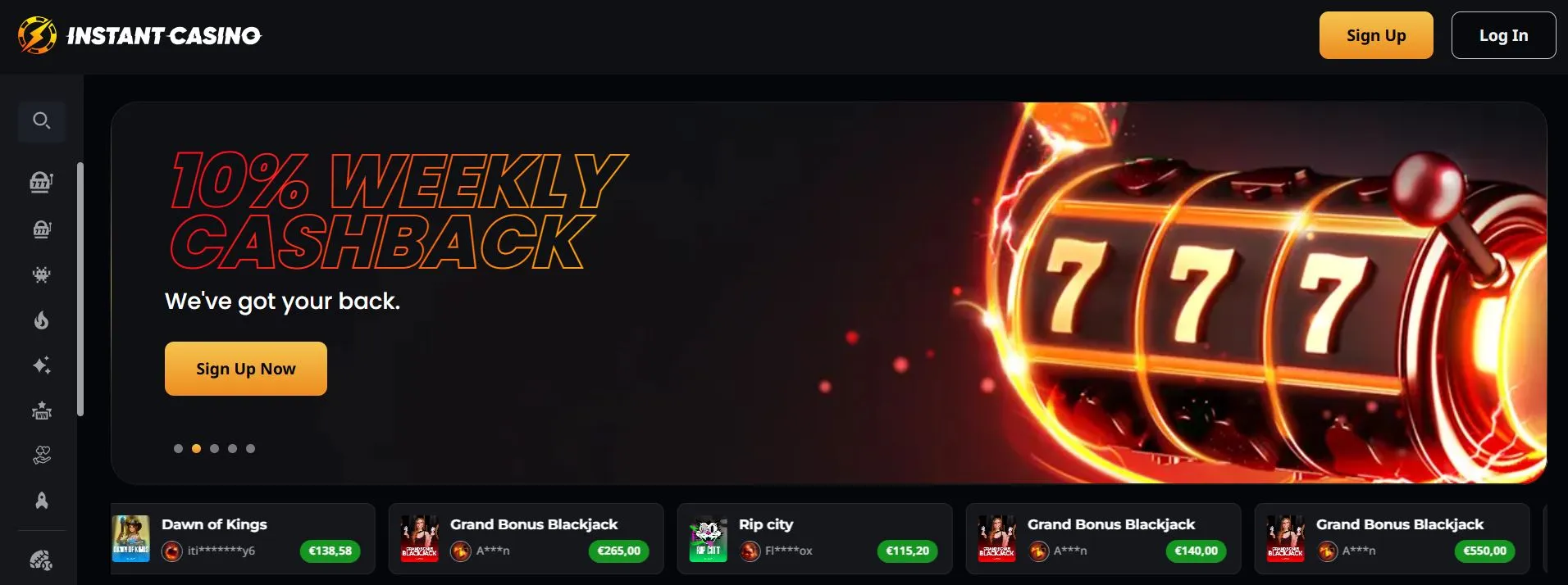 zahraniční-online-casino-Instant-Casino